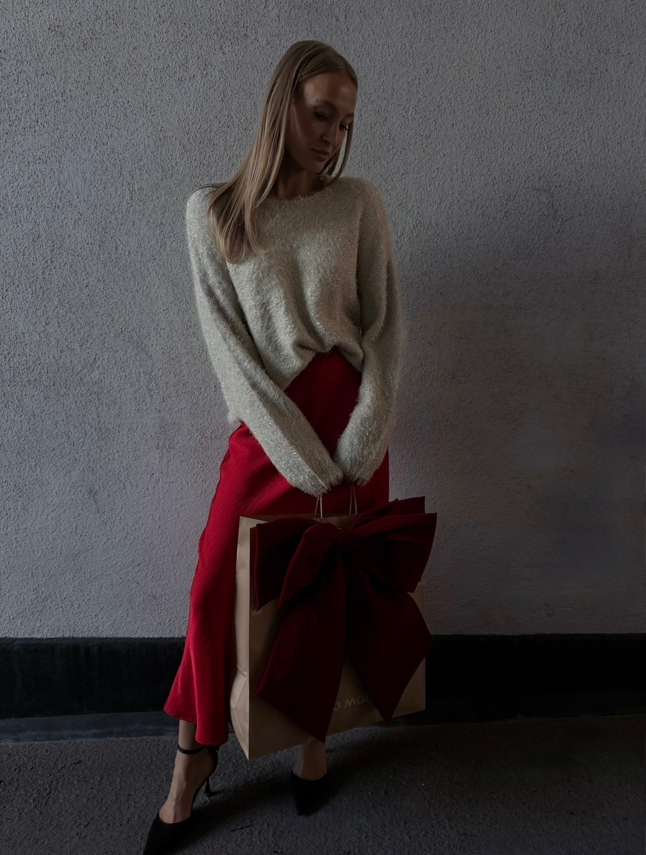 VMLIVIA Long Skirt - Ribbon Red